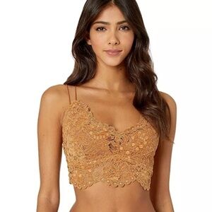 NWT Free People Celine Bralette in Burnt Carmel XS